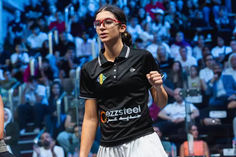 أمينة عرفي تتألق في بطولة العالم للاسكواش للناشئات للمرة الرابعة على التوالي