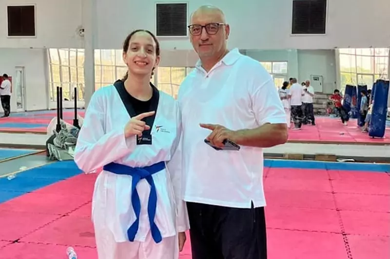 فيروز حسام تتألق وتحقق المركز الأول في تجارب منتخب الناشئين للتايكوندو