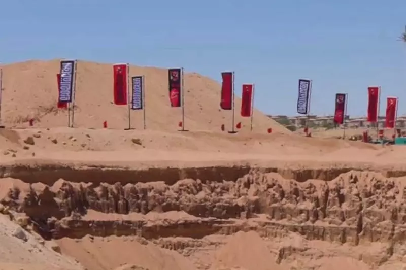 استمرار أعمال استاد الأهلي رغم تحديات التربة الصخرية