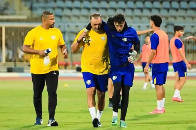 الإسماعيلي يكشف تفاصيل إصابة حارسه قبل مواجهة المحلة