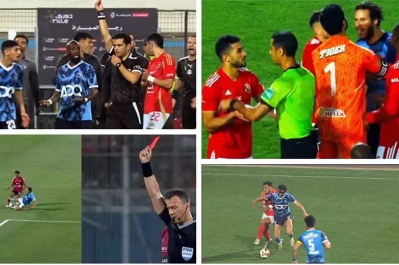تحليل شامل لظاهرة البطاقات الحمراء في مباريات الأهلي وبيراميدز