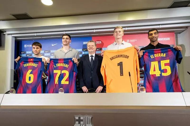 سيف الدرع يعبّر عن حماس خوض أولى مبارياته مع برشلونة