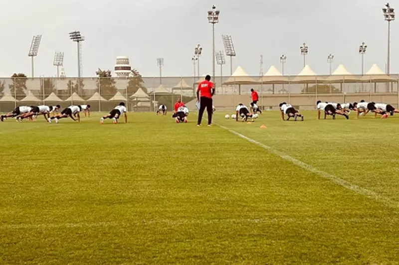 منتخب الناشئين يختتم تدريباته لمباراة ودية أمام السعودية استعداداً لكأس الخليج