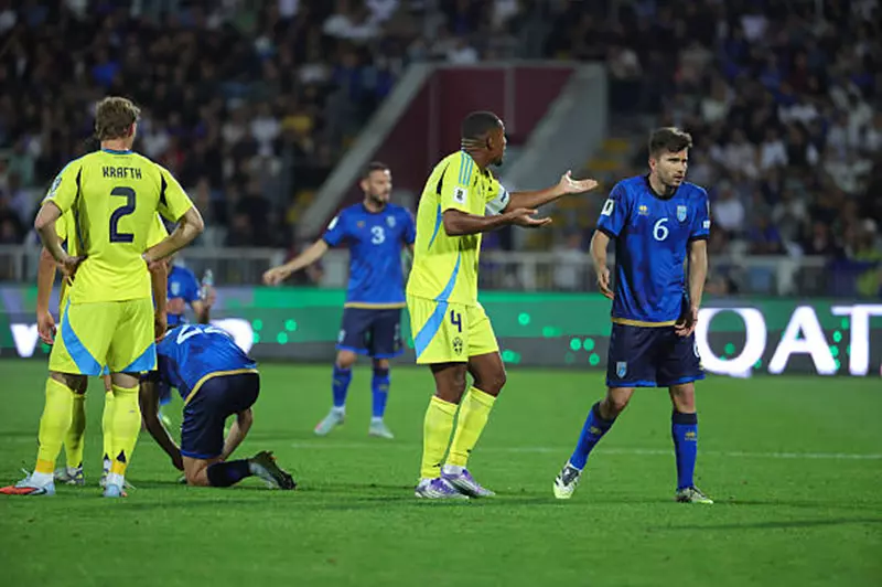 إخفاق منتخب السويد أمام كوسوفو في تصفيات كأس العالم 2026
