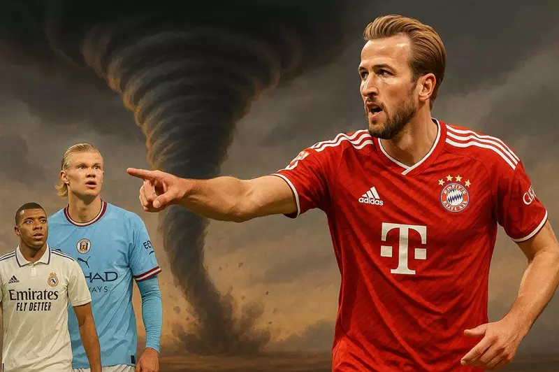 اعصار هاري كين: تحدي الأرقام في مسيرة البايرن مع هالاند ومبابي