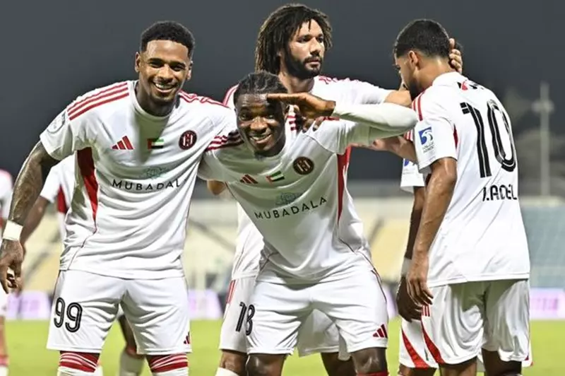 الجزيرة يتألق ويكتسح بني ياس برباعية في الدوري الإماراتي