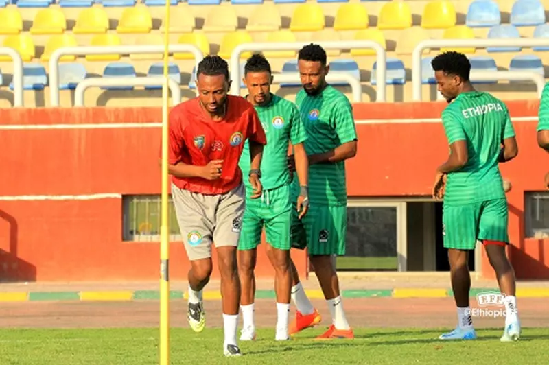 المنتخب الإثيوبي يبدأ تدريباته في القاهرة استعداداً لمواجهة مصر المقبلة