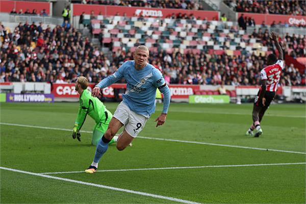 مانشستر سيتي يهزم برينتفورد 1-0 في البريميرليج