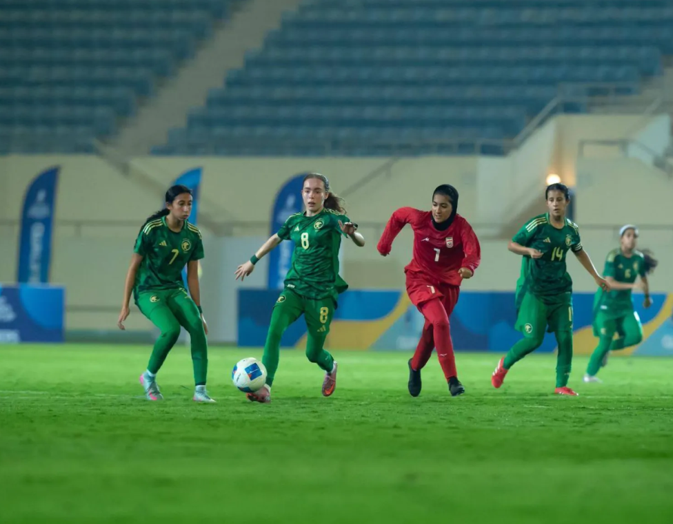 ناشئات السعودية يخسرن أمام إيران في بداية مشوار التصفيات الآسيوية