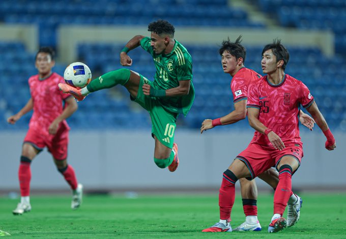 الأخضر تحت23 عامًا يهزم كوريا الجنوبية ودياً استعداداً لكأس آسيا