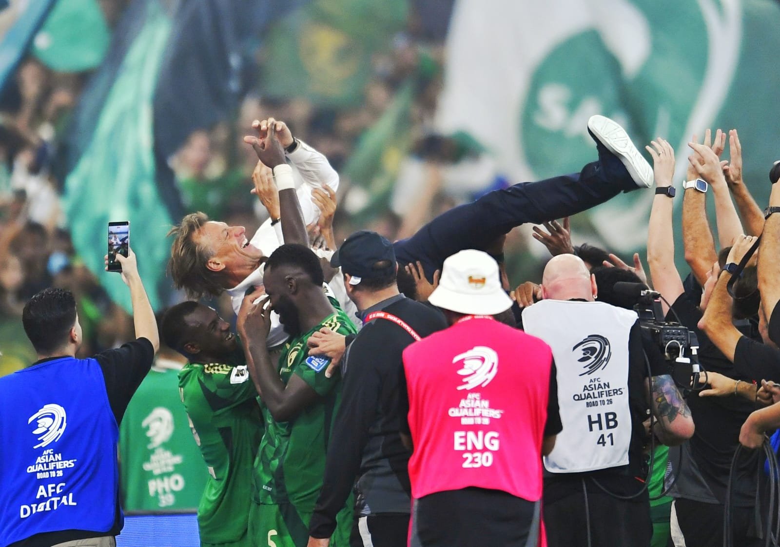 رينارد يوجّه رسالة مؤثرة بعد تأهل السعودية إلى كأس العالم 2026