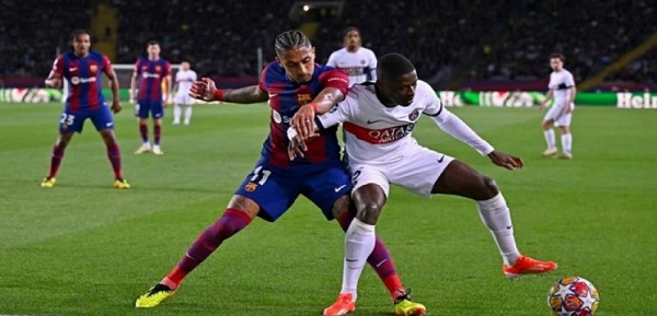 نهائي أوروبي مبكر اليوم بين برشلونة وباريس في دوري الأبطال