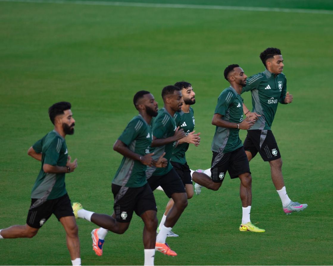 الأخضر يواصل استعداداته لمواجهة العراق في الملحق الآسيوي