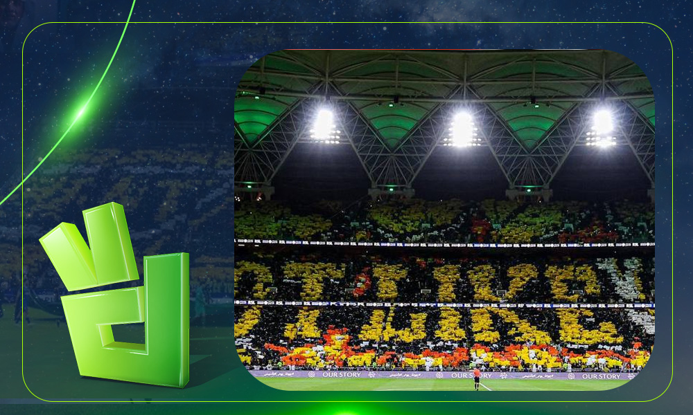 مرعب للاعبي الزعيم.. تيفو جماهير الاتحاد أمام الهلال في كلاسيكو دوري روشن