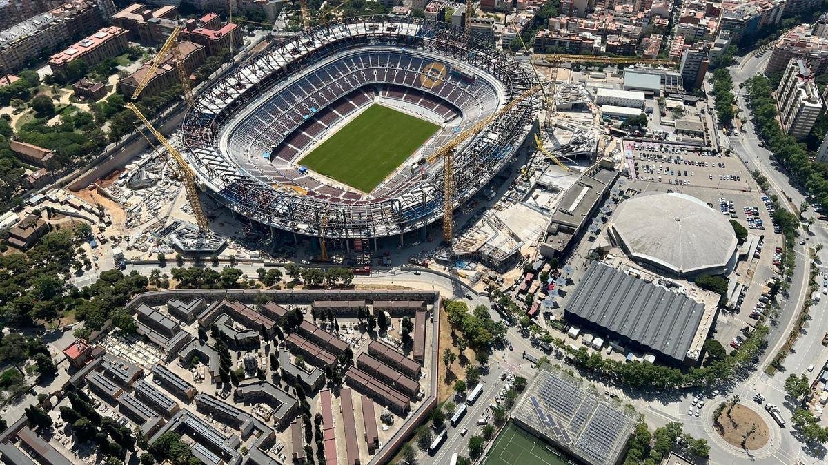 برشلونة يختبر “كامب نو” بحصة تدريبية مفتوحة قبل الافتتاح