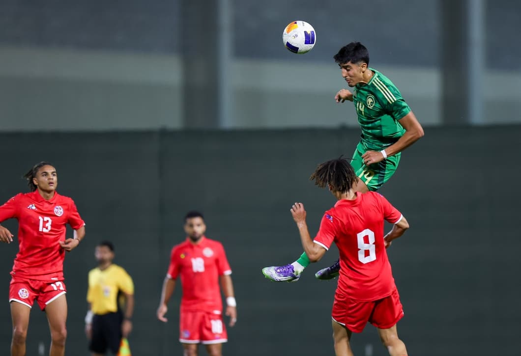 الأخضر تحت 23 عامًا يتجاوز تونس برباعية في الدورة الدولية بالإمارات