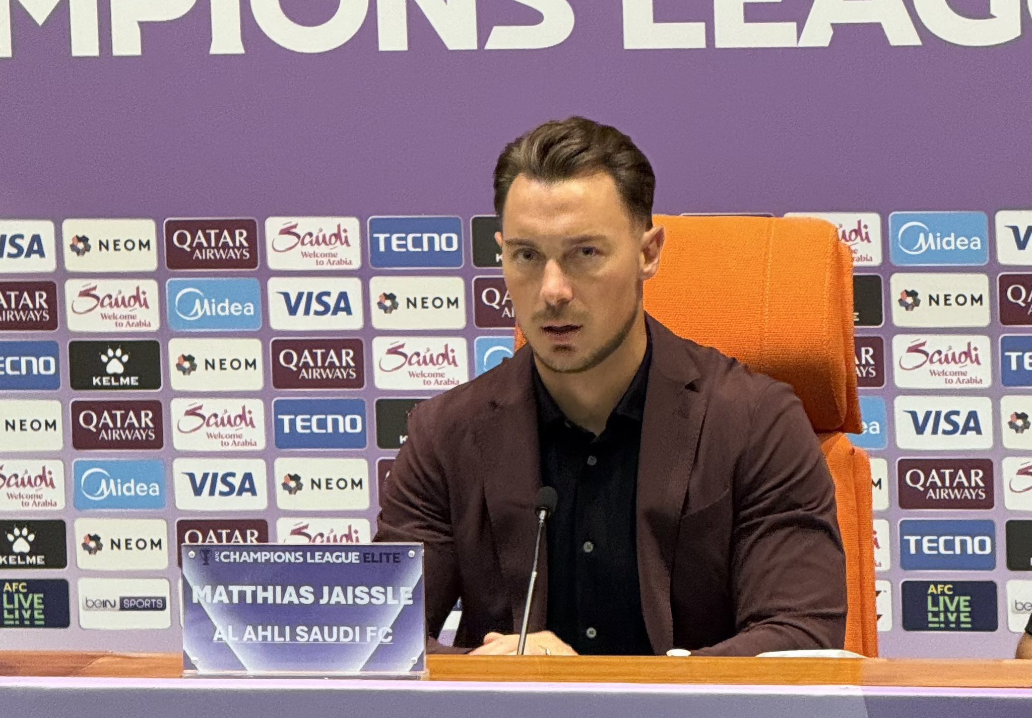 يايسله يفسر هزيمة الأهلي: الانسجام كان مفقودًا أمام الشارقة