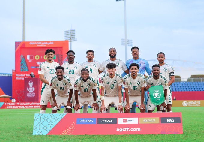 الأخضر تحت23 عاما يتعادل مع قطر ويتصدر مجموعته في كأس الخليج