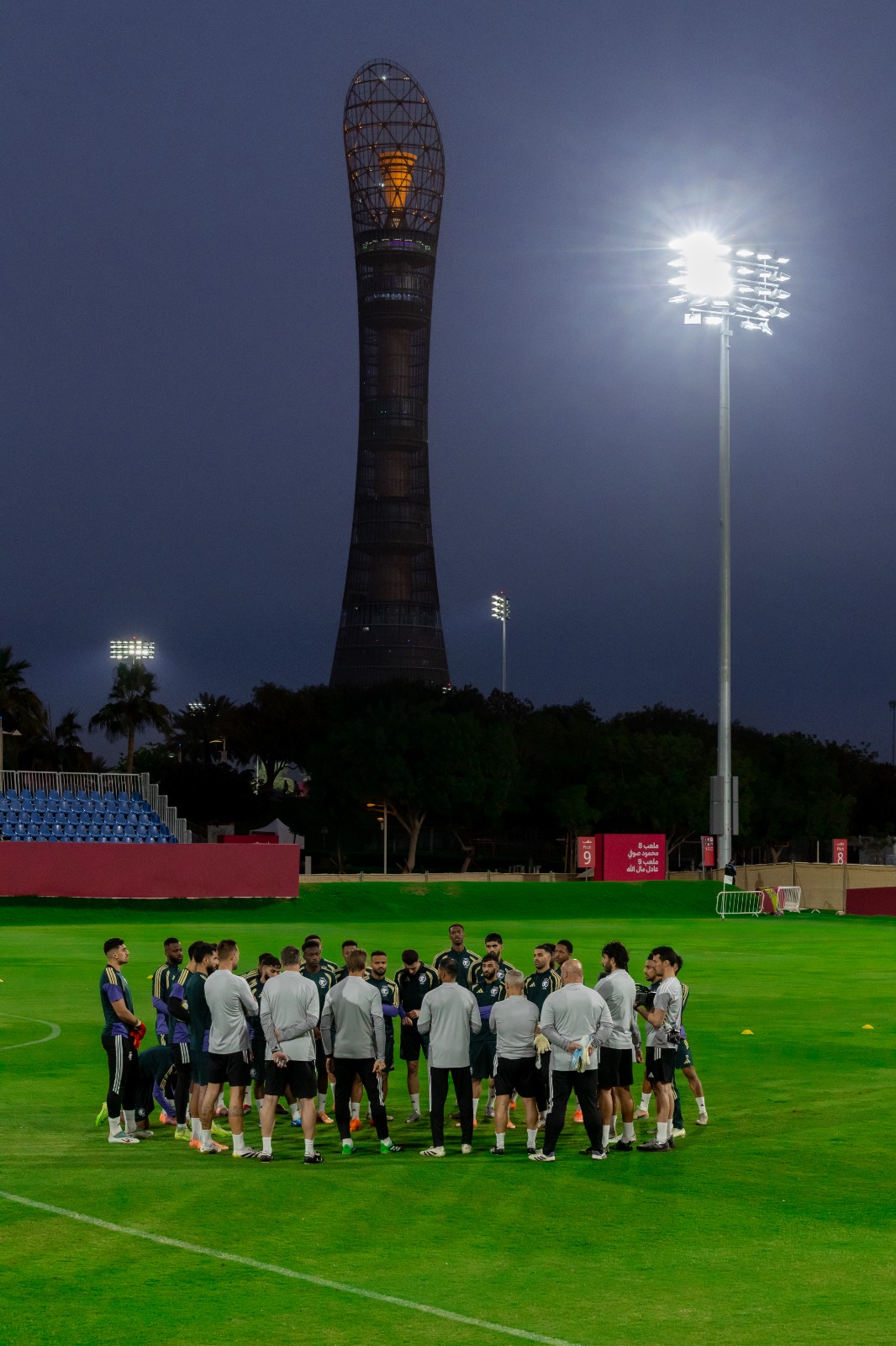 المنتخب السعودي يختتم استعداداته لمواجهة الأردن في نصف نهائي كأس العرب