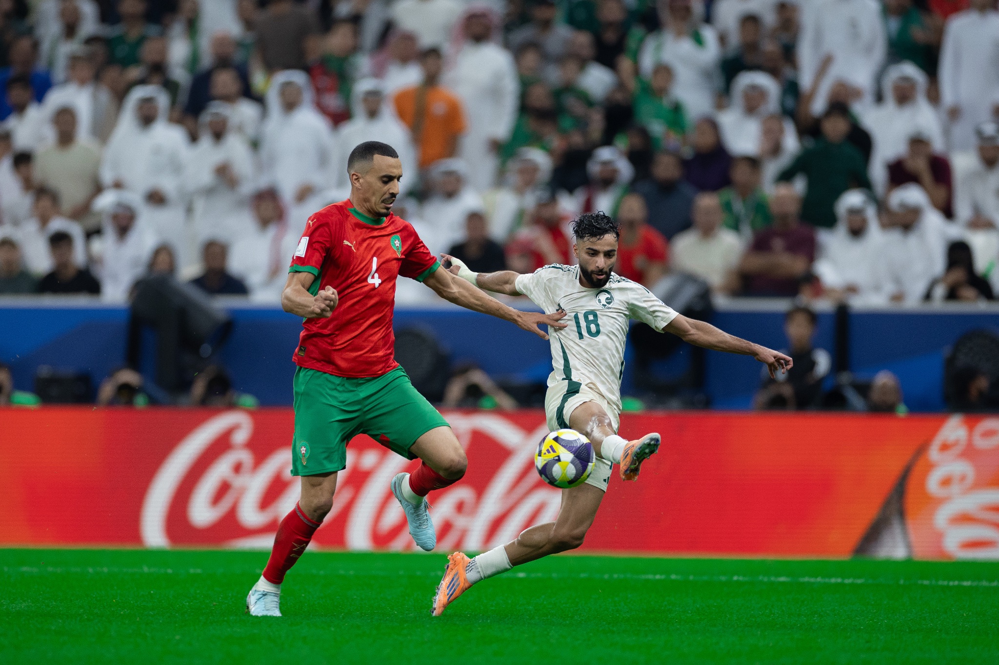 عاجل | كأس العرب.. الأخضر يفرط في الصدارة بالخسارة أمام المغرب