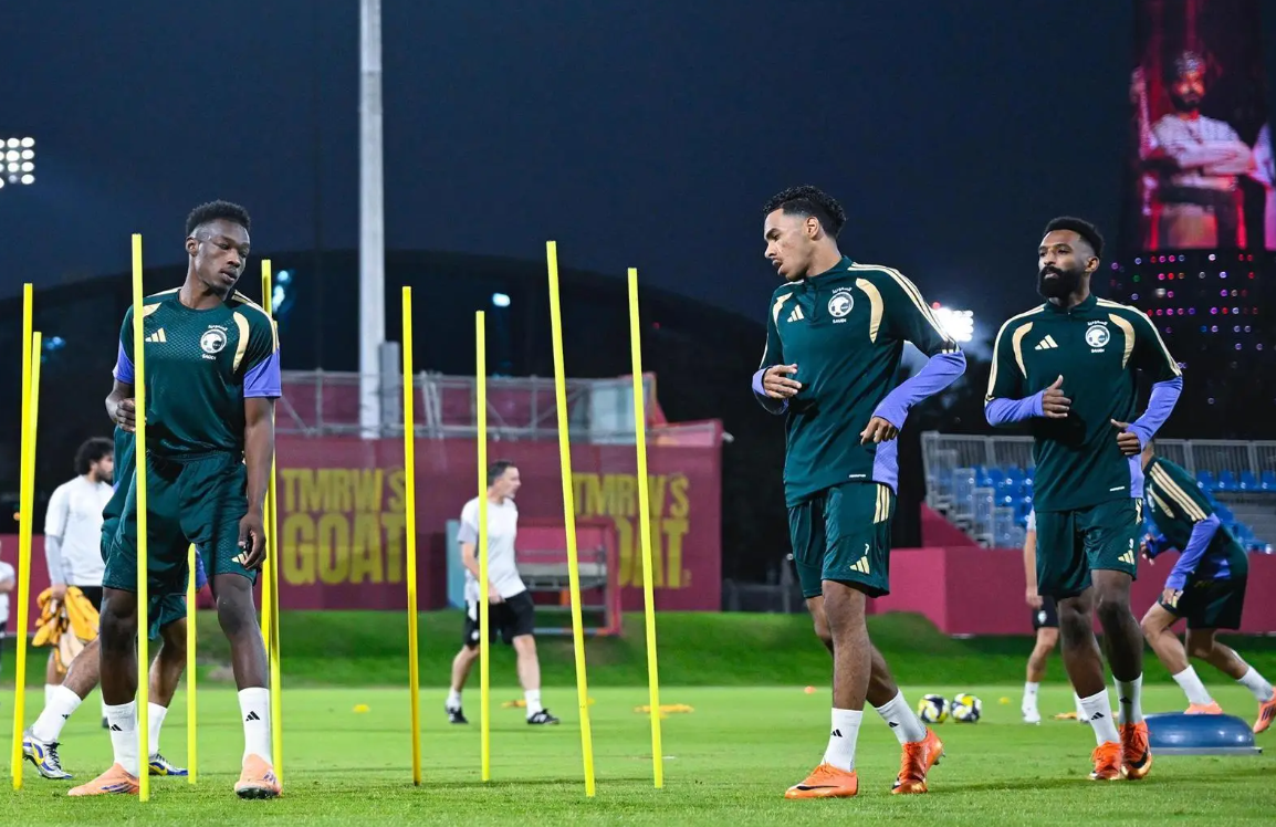 صور | الأخضر يختتم استعداداته لمواجهة فلسطين في ربع نهائي كأس العرب