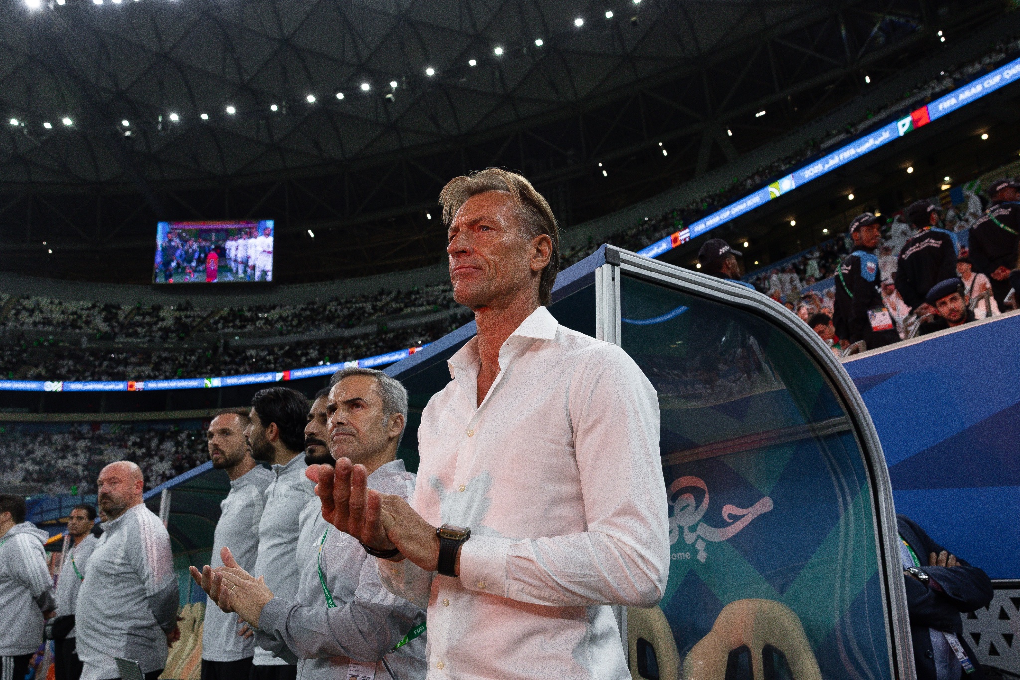 أول قرار من رينارد بعد تأهل المنتخب السعودي إلى نصف نهائي كأس العرب 2025