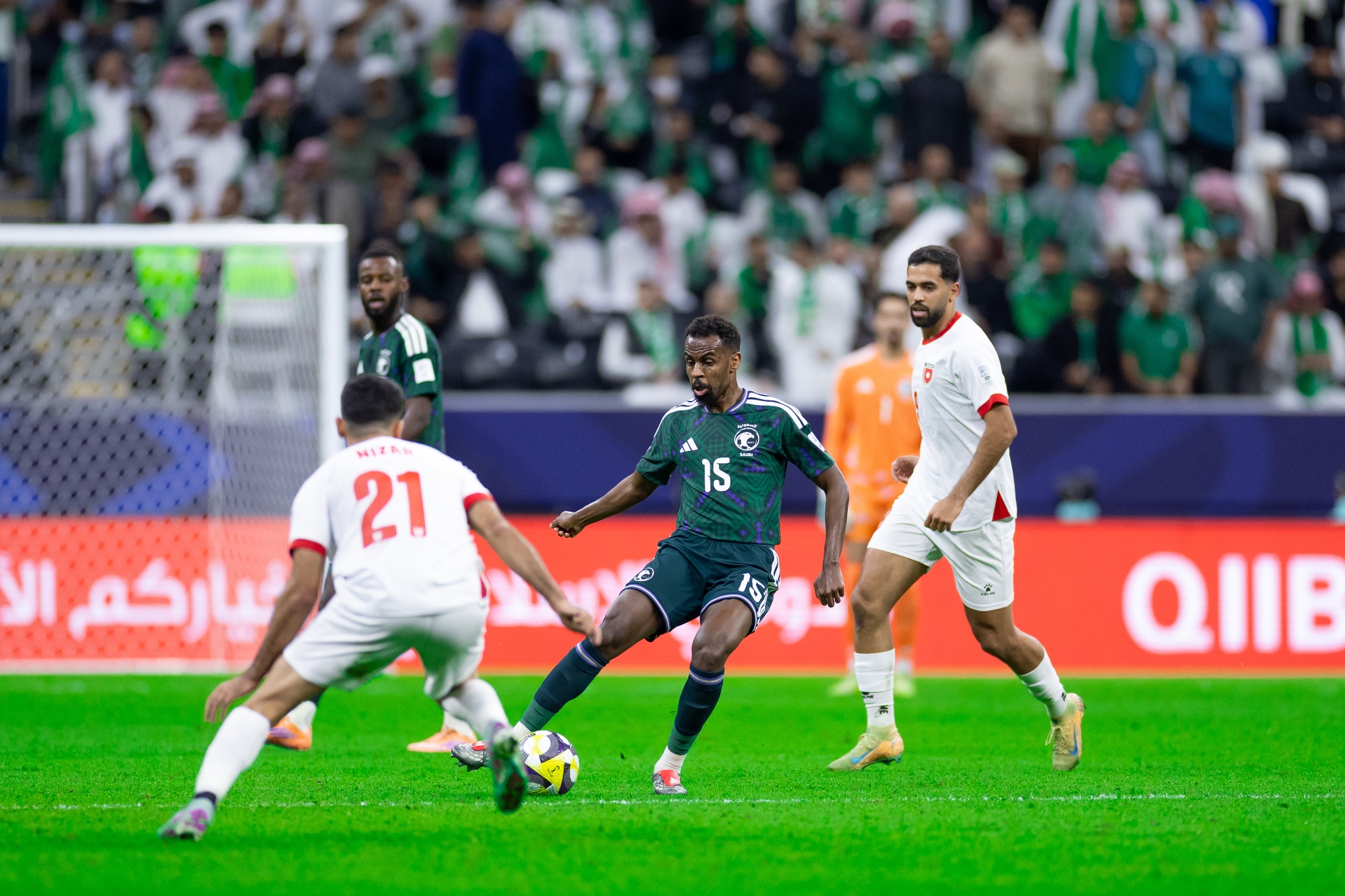 عاجل | كأس العرب.. الأخضر السعودي والأردن ينهيان الشوط الأول بتعادل سلبي