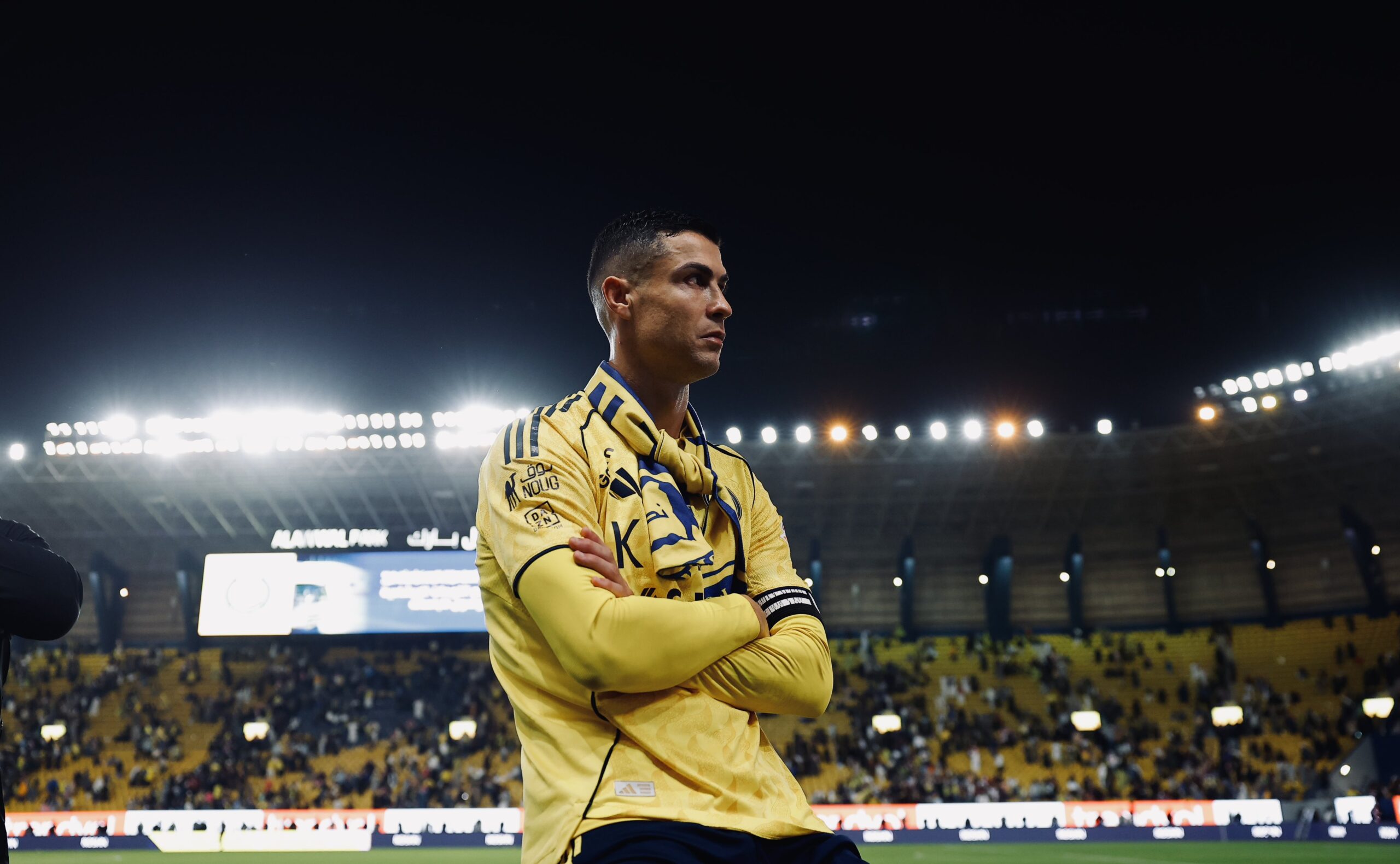 حضور غامض لرونالدو قبل انطلاق مباراة النصر وأركاداج